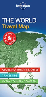 gefaltete (Land)Karte Lonely Planet The World Planning Map 32000000 von Lonely Planet