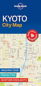 gefaltete (Land)Karte Lonely Planet Kyoto City Map von Lonely Planet