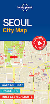 Carte (de géographie) pliée Lonely Planet Seoul City Map de Lonely Planet