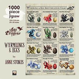 Adult Jigsaw Anne Stokes: Wyrmlings & Egg Spiel