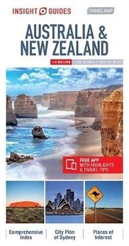 (Land)Karte Australia & New Zealand von Insight Guides