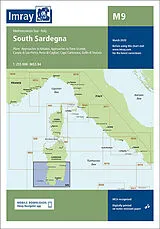 gefaltete (Land)Karte M9 South Sardegna von Imray M Series