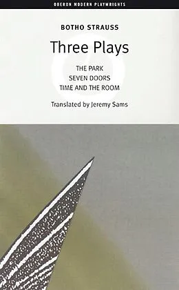 E-Book (epub) Botho Strauss: Three Plays von Botho Strauss