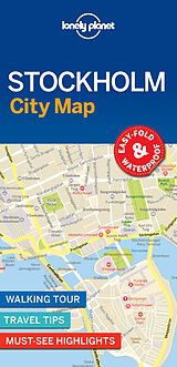 Carte (de géographie) pliée Lonely Planet Stockholm City Map de Lonely Planet