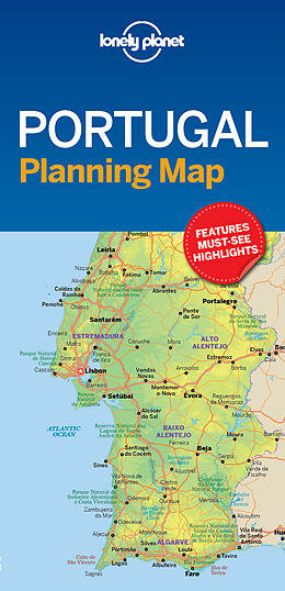 Carte (de géographie) Lonely Planet Portugal Planning Map de Lonely Planet