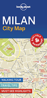 Carte (de géographie) pliée Lonely Planet Milan City Map de Lonely Planet