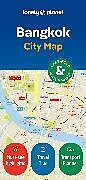 gefaltete (Land)Karte Lonely Planet Bangkok City Map von 