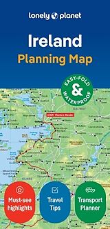 gefaltete (Land)Karte Lonely Planet Ireland Planning Map von Lonely Planet