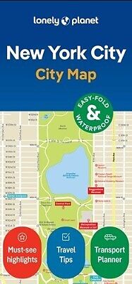 gefaltete (Land)Karte Lonely Planet New York City Map von Lonely Planet