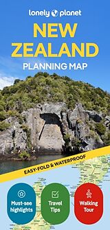 gefaltete (Land)Karte Lonely Planet New Zealand Planning Map von Lonely Planet