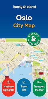 gefaltete (Land)Karte Lonely Planet Oslo City Map von Lonely Planet