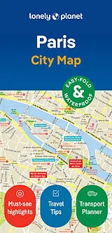 (Land)Karte Paris 2nd Edition von Lonely Planet