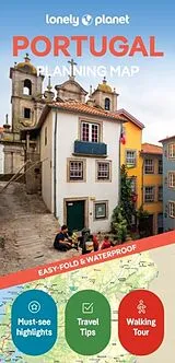 gefaltete (Land)Karte Lonely Planet Portugal Planning Map von Lonely Planet