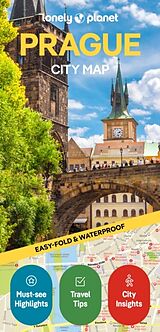 gefaltete (Land)Karte Lonely Planet Prague City Map von Lonely Planet