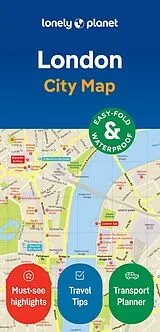 (Land)Karte London 2nd Edition von Lonely Planet