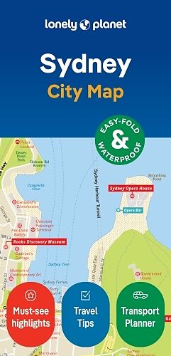 Carte (de géographie) pliée Lonely Planet Sydney City Map de Lonely Planet