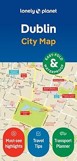 Carte (de géographie) pliée Lonely Planet Dublin City Map de Lonely Planet