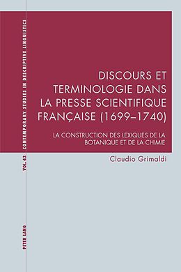 eBook (pdf) Discours et terminologie dans la presse scientifique française (16991740) de Claudio Grimaldi