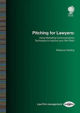E-Book (epub) Pitching for Lawyers von Rebecca Harding