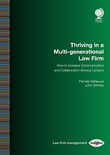 eBook (epub) Thriving in a Multi-generational Law Firm de Pamela Deneuve, John Grimley