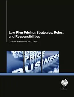 E-Book (epub) Law Firm Pricing von Toby Brown, Vincent Cordo