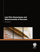 eBook (epub) Law Firm Governance and Measurements of Success de Peter Blair