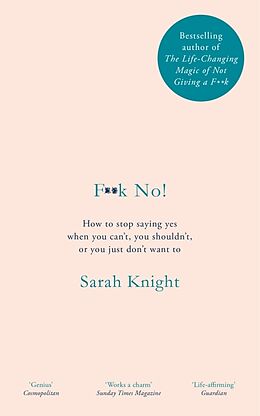 Couverture cartonnée F**k No! de Sarah Knight