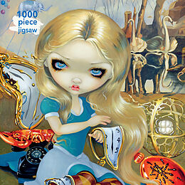 Adult Jigsaw Puzzle Jasmine Becket-Griffith: Alice in a Dali Dream Spiel