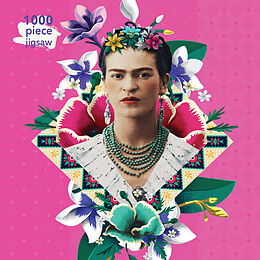 Adult Jigsaw Puzzle Frida Kahlo Pink Spiel