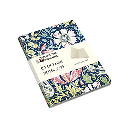  William Morris Set of 3 Mini Notebooks de 