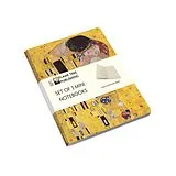 Blankobuch geb Gustav Klimt Set of 3 Mini Notebooks von 