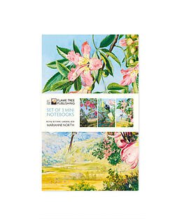  Kew Gardens' Marianne North Set of 3 Mini Notebooks de 