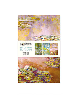  Claude Monet Set of 3 Mini Notebooks de 