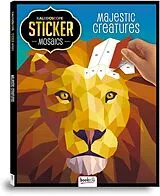 Kartonierter Einband Kaleidoscope Sticker Mosaics Majestic Creatures von