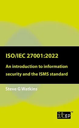 E-Book (epub) ISO/IEC 27001:2022 von Steve Watkins