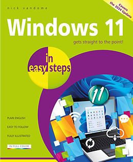 Couverture cartonnée Windows 11 in easy steps de Nick Vandome