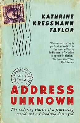 Couverture cartonnée Address Unknown de Katharine Kressmann Taylor