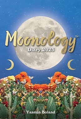 Couverture cartonnée Moonology Diary 2025 de Yasmin Boland