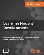 Couverture cartonnée Learning Node.js Development de Andrew Mead