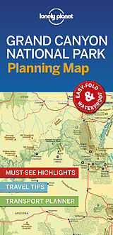 Carte (de géographie) pliée Lonely Planet Grand Canyon National Park Planning Map de Lonely Planet