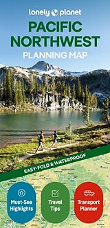 (Land)Karte Lonely Planet Pacific Northwest Planning Map 1 von Lonely Planet