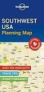 Carte (de géographie) Lonely Planet Southwest USA Planning Map 1 de Lonely Planet