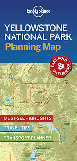 gefaltete (Land)Karte Lonely Planet Yellowstone National Park Planning Map von Lonely Planet