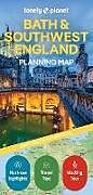 Carte (de géographie) pliée Lonely Planet Bath & Southwest England Planning Map de Lonely Planet