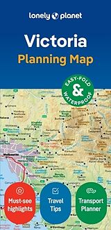 Carte (de géographie) pliée Lonely Planet Victoria Planning Map de Lonely Planet