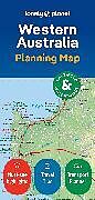 gefaltete (Land)Karte Lonely Planet Western Australia Planning Map von 