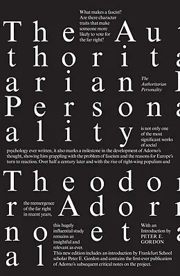 E-Book (epub) The Authoritarian Personality von Theodor Adorno