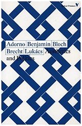 Kartonierter Einband Aesthetics and Politics von Theodor Adorno, Walter Benjamin, Ernst Bloch