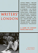 Couverture cartonnée Writers' London de Carrie Kania, Alan Oliver