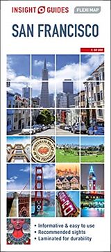 (Land)Karte Insight Guides Flexi Map San Francisco von Apa Publications Limited